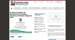 Desktop Screenshot of contraloriadebolivar.gov.co